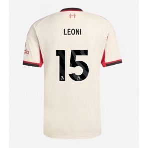 Liverpool Giovanni Leoni #15 Gostujuci Dres 2025-26 Kratak Rukavima